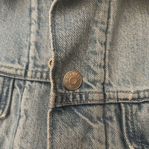 MADEWELL faux shearling trucker jacket - Picture 6 of 7